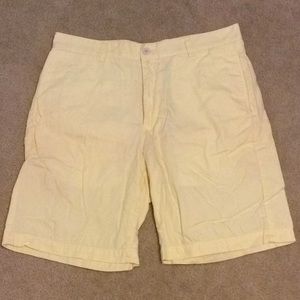 Yellow 100% Cotton Shorts